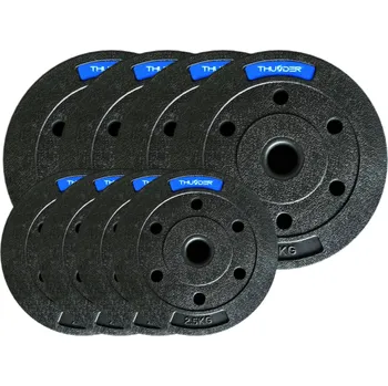 THUNDER Sada kompozitních závaží SET-B-03-30KG VÍCEBAREVNÁ