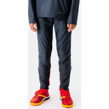 KIPSTA Dětské fotbalové tepláky Viralto Solo 14 LET ČERVENÁ|ŠEDÁ