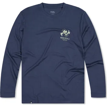 Pánské oblečení triko MONS ROYALE ICON MERINO CLASSIC LONG SLEEVE midnight Velikost: M