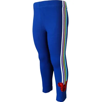 Dívčí legíny Cottonland Dívčí legíny MINNIE s měnícími flitry Barva: Modrá, Velikost: 128/134