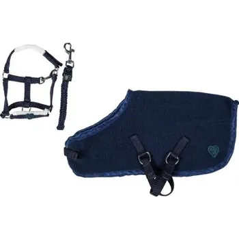 plyšák Set pro Cuddle pony HKM Tmavě modrá