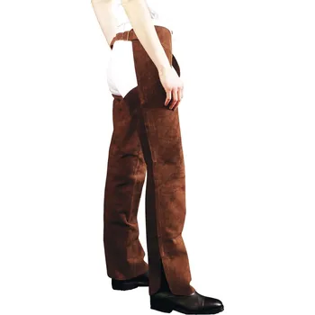 Jezdecké kalhoty Westernové chapsy LAKOTA Suede Hnědá XXL