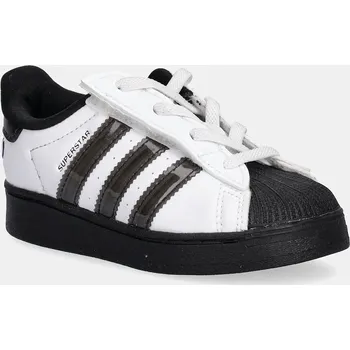 Chlapecké tenisky Dětské tenisky adidas Originals SUPERSTAR LED LIGHTS bílá barva, JS1293 00X, EUR 24