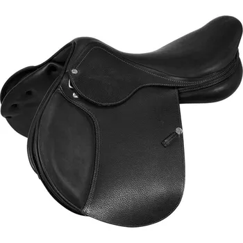 Jezdecké sedlo Skokové sedlo ACAVALLO Roma Tmavě hnědá 17,5"