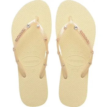 Dámské pantofle Pantofle Havaianas SLIM LUXURY AQUA dámské, béžová barva, 4149965.9256 08X, EUR 35/36
