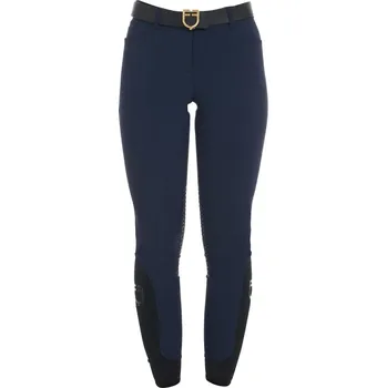 Jezdecké kalhoty Dámské jezdecké rajtky EQUESTRO Zenda Navy 42