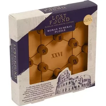 Hlavolam PROFESSOR PUZZLE LOST&amp;FOUND: Římská číselná hádanka