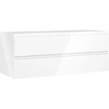 Koupelnový nábytek Mexen Orio koupelnová skříňka pod umyvadlo 120 cm, 2 zásuvky, bílý lesk - 91A10-12047-2-BFF00 Koupelnové skříňky