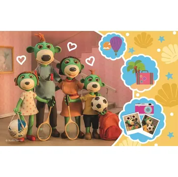 Puzzle Puzzle Treflíci: Rodina 54 dílků