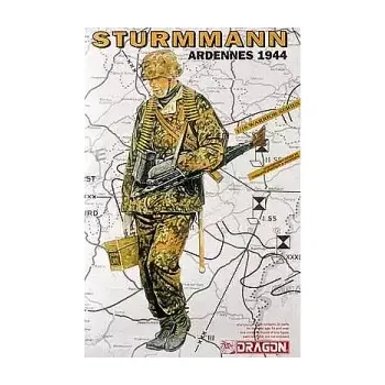 Plastikový model Model Kit figurky 1604 - STURMMANN (ARDENES 1944) (1:16)
