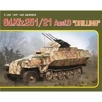Plastikový model Model Kit military 6862 - Sd.Kfz.251/21 Ausf.D DRILLING (1:35)