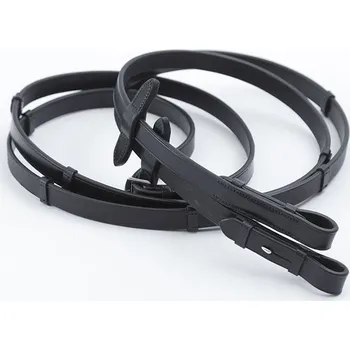 Kožené otěže se zarážkami Premier Equine Matteo Hnědá