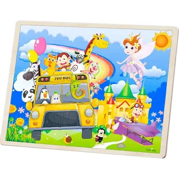 Hrací deka Dřevěné puzzle ZOO MHBH1180 - SLEVA 3% s kodem radost25