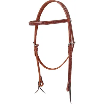 Věšák na sedlo a uzdečku Westernová uzdečka POOL'S Barbwire Hnědá