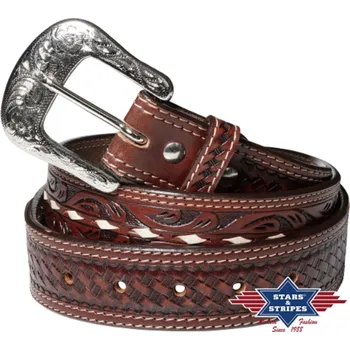 Opasek Westernový kožený opasek WG-310 30"/76 cm