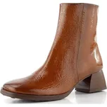 Hispanitas lakovaný zipový kotník na podpatku Marsella cuero HI254345 - 37 | P695744