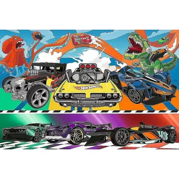 Puzzle TREFL Puzzle Hot Wheels 100 dílků
