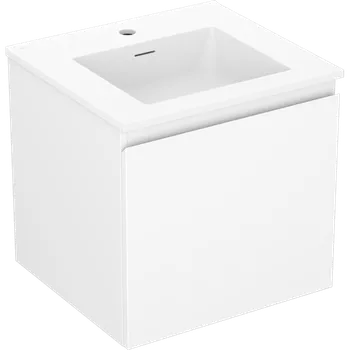 Koupelnový nábytek Mexen Orio koupelnová skříňka 50 cm s umyvadlem Otis, 1 šuplík, bílá matná - 91A10-05047-1-BF01-W18M01 Skříňky s umyvadlem