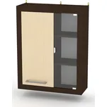 Max-i Závěsná vitrína MG-1-1 | WENGE - JAVOR Zvolte barvu:: wenge + javor