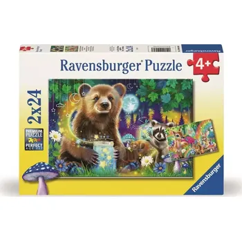 Puzzle RAVENSBURGER Puzzle Kamarádi z kouzelného lesa 2x24 dílků