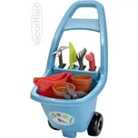 ECOIFFIER Vozík zahradní 26x50,5x33cm set s květináči a nářadím plast