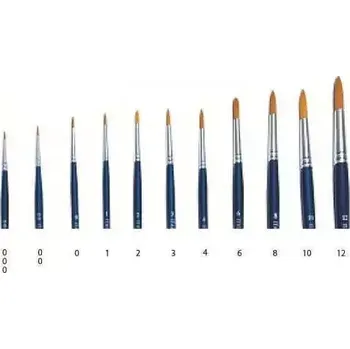 Umělecký štětec Brush Synthetic Round 51201 - kulatý syntetický štětec (velikost 000)