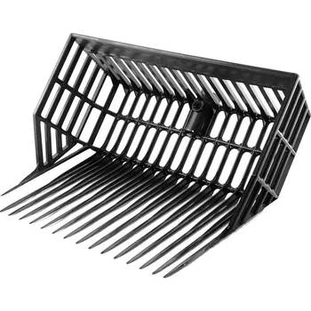 Síť na seno Vidle na koňský hnůj s košem Umbria Equitazione Červená