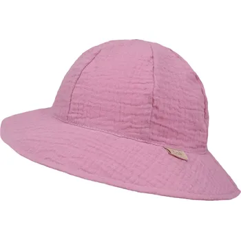 Klobouk ESITO | Dívčí klobouk mušelín Birdie - růžová / XL