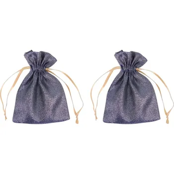 Dárková taška Sada 2 lesklých dekorativních taštiček Varianta: Šedá Nové