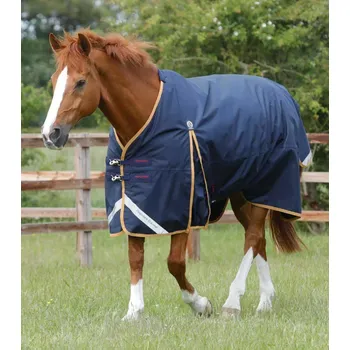 Deka pro koně Nepromokavá výběhová deka pro koně Premier Equine Buster 50g Navy 5,9" (125cm)