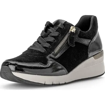 Dámské tenisky Dámské tenisky na klínku Gabor 76.508.37 černé 38,5