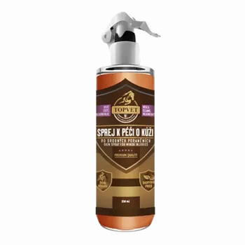Kosmetika pro koně Sprej k péči o kůži po drobných poraněních TopVet 250 ml
