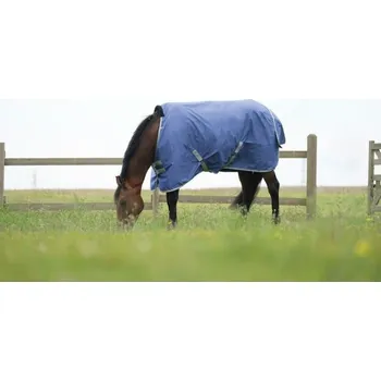 Deka pro koně Nepromokavá deka pro koně EQUITHME TYREX 600D 50g - VÝPRODEJ Zelená 150 cm (198)