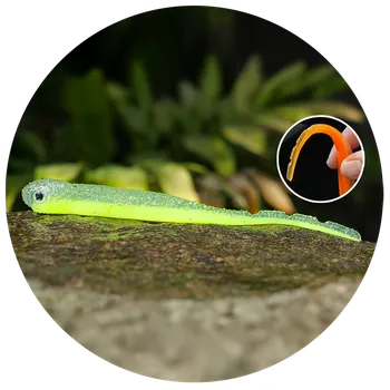 Umělá nástraha Redbass Smáček Big Snake Signal Yellow G UV COLOR - 20 cm 24,5 g