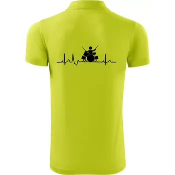 Pánská košile EKG bubeník - Polokošile Victory sportovní (dresovina) - S ( Limetková )