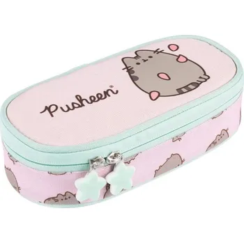 Penál St.Majewski Školní pouzdro - etue s vnitřní klopou Pusheen Pink