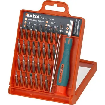 Bit Sada bitů a hodinářských šroubováků EXTOL PREMIUM 8819105 32 ks