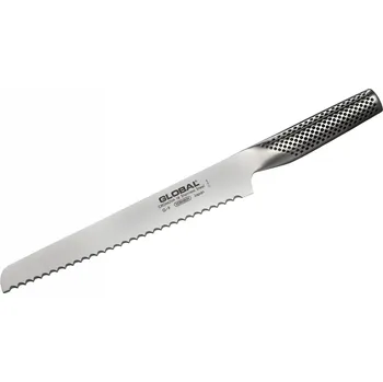 Nůž na chleba z nerezové oceli GLOBAL SÉRIE G 22 cm
