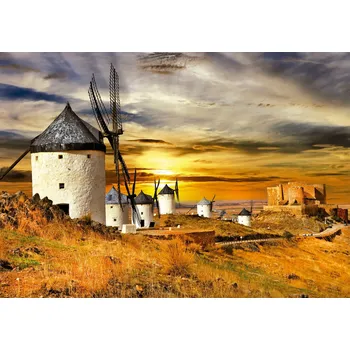 Puzzle Educa Větrné mlýny, Consuegra, 1500 dílků + k objednávce puzzle zdarma