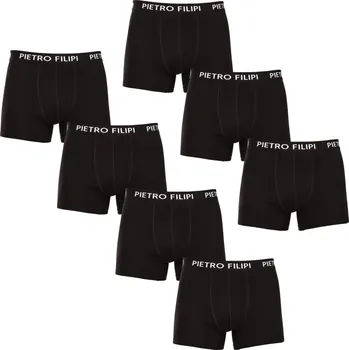 Boxerky 7PACK pánské boxerky Pietro Filipi černé (7PBC2) XL Možnost vrácení zboží ZDARMA do 120 dnů!