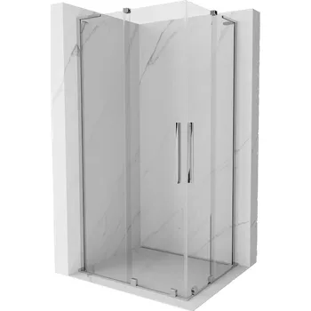 Mexen Velar L Duo posuvná sprchová kabina 100 x 90 cm, transparentní, chrom - 871-100-090-02-03-01 Sprchové kouty
