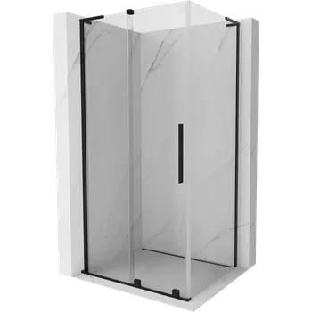 Mexen Velar L sprchový kout posuvný 120 x 90 cm, transparentní, černý- 871-120-090-03-70 Sprchové kouty