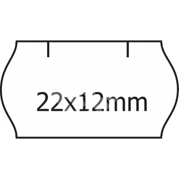 Speciální papír Ostatní etikety CONTACT 22x12mm bílá