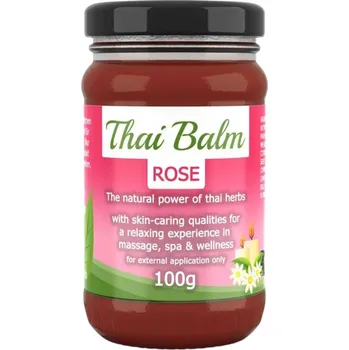 Masážní přípravek Wang Prom Masážní balzám s thajskými bylinkami - Růže 100g