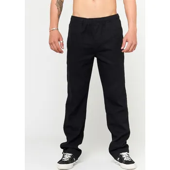 Pánské kalhoty Kalhoty Rip Curl CLASSIC SURF TWILL BEACH PANT Black velikost M