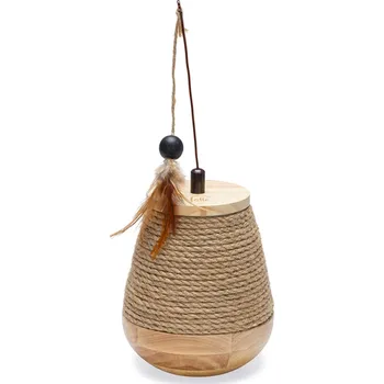 Hračka pro kočku Designed by Lotte dřevěná hračka pro kočky Tumble Mae - Ø 15 x V 18 cm