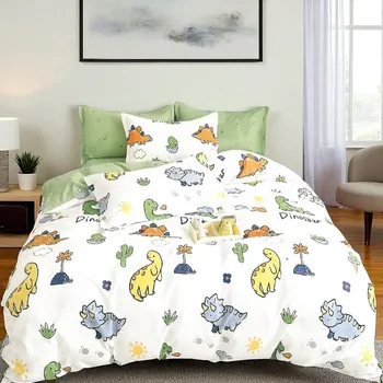 Povlečení Ložní povlečení KIDDO WHITE DINO 140x200 cm