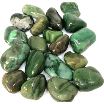 Šperk Buddstone tromlovaný – zelený kámen z Afriky pro sílu a stabilitu