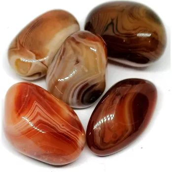Přírodní kámen Madagaskarský achát tromlovaný – krystal pro uzemnění a rovnováhu
