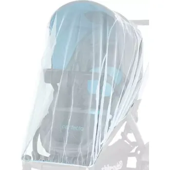 Kočárek CHIPOLINO Univerzální moskytiéra na kočárek - bílá